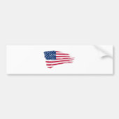Amerikaanse vlag bumpersticker (Voorkant)