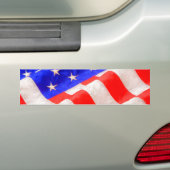 Amerikaanse vlag Bumpersticker (Op auto)