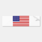 Amerikaanse vlag bumpersticker (Voorkant)