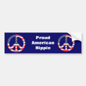 Amerikaanse vlag bumpersticker (Voorkant)