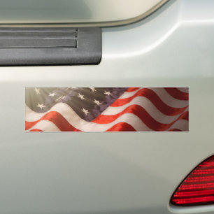 Amerikaanse vlag bumpersticker