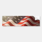 Amerikaanse vlag bumpersticker (Voorkant)