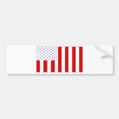 Amerikaanse vlag bumpersticker (Voorkant)