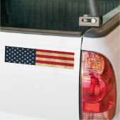  Amerikaanse vlag Bumpersticker (Op Truck)