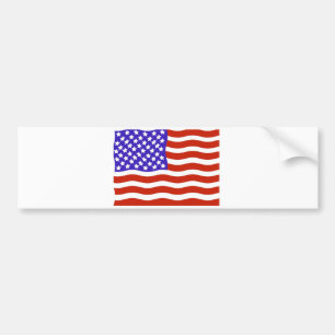 Amerikaanse vlag bumpersticker