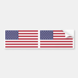 Amerikaanse vlag bumpersticker