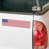 Amerikaanse vlag bumpersticker (Op Truck)