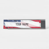 Amerikaanse vlag bureau naambordje (Voorkant)