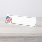 Amerikaanse vlag bureau naambordje (Voorkant)
