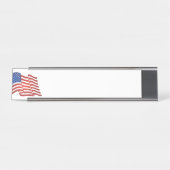 Amerikaanse vlag bureau naambordje (Voorkant)