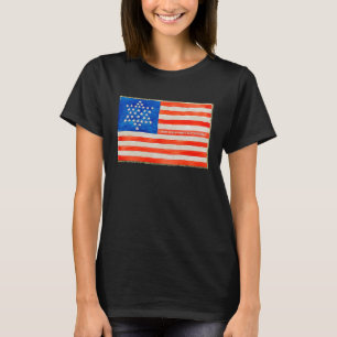 Amerikaanse vlag Burgeroorlog T-shirt