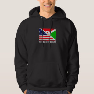Amerikaanse vlag & Burundese vlag Beste Big Brothe Hoodie