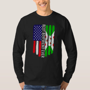 Amerikaanse vlag & Burundi vlag beste vriendje ooi T-shirt