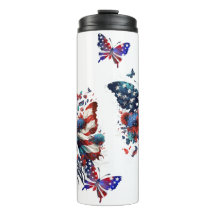 Amerikaanse vlag Butterfly