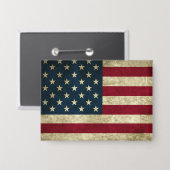 Amerikaanse vlag button (Voorkant / Achterkant)