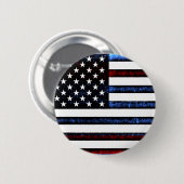 Amerikaanse vlag Button (Voorkant /achterkant)