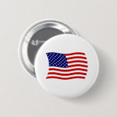 Amerikaanse vlag Button (Voorkant /achterkant)
