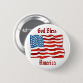 Amerikaanse vlag Button (Voorkant /achterkant)