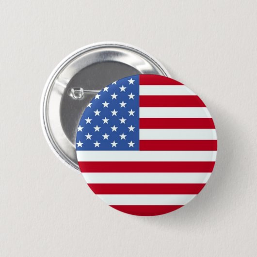 Amerikaanse vlag Button (Voorkant /achterkant)