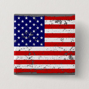 Amerikaanse vlag Button