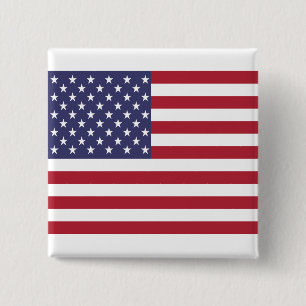 Amerikaanse vlag Button