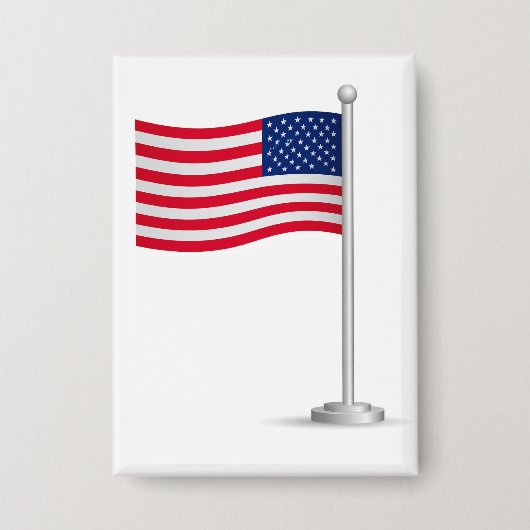 Amerikaanse vlag button (Voorkant)