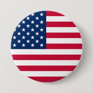 Amerikaanse vlag Button Amerikaanse vlag Patriotti