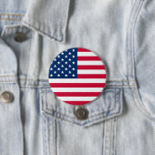 Amerikaanse vlag Button Amerikaanse vlag Patriotti (In situ)