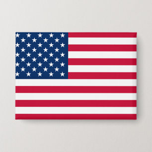 Amerikaanse vlag Button Amerikaanse vlag Patriotti