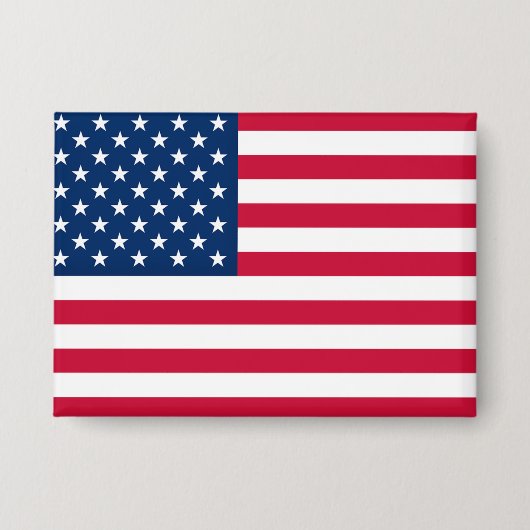 Amerikaanse vlag Button Amerikaanse vlag Patriotti (Voorkant)
