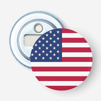 Amerikaanse vlag button flesopener