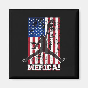 Amerikaanse vlag Bysketbyll Amerikaanse vlag 4 jul Magneet