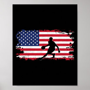 Amerikaanse Vlag Bysketbyll Kleding - Bysketbyll 4 Poster
