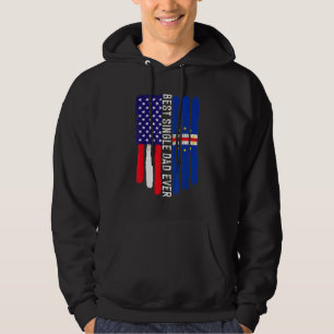 Amerikaanse vlag & Cabo Verde vlag Beste enkele va Hoodie