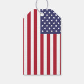 Amerikaanse vlag cadeaulabel (Voorkant)