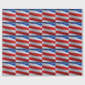 Amerikaanse vlag, cadeauomslag. cadeaupapier (Vlak)