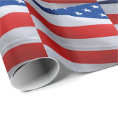 Amerikaanse vlag, cadeauomslag. cadeaupapier (Rol Hoek)
