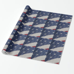 Amerikaanse vlag, cadeauomslag. cadeaupapier
