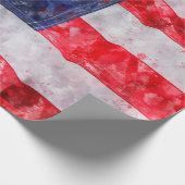 Amerikaanse vlag cadeaupapier (Hoek)