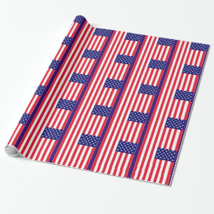 Amerikaanse vlag cadeaupapier