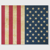 Amerikaanse vlag Cadeaupapier (Vlak)