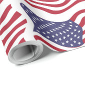 AMERIKAANSE VLAG CADEAUPAPIER (Rol Hoek)