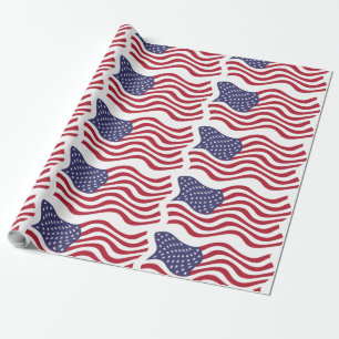 AMERIKAANSE VLAG CADEAUPAPIER
