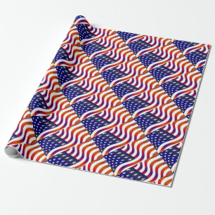 Amerikaanse vlag cadeaupapier