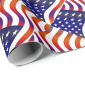 Amerikaanse vlag cadeaupapier (Rol Hoek)