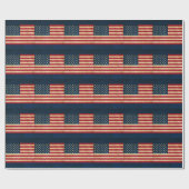 Amerikaanse vlag Cadeaupapier (Vlak)