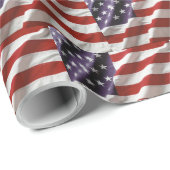 Amerikaanse vlag cadeaupapier (Rol Hoek)