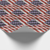 Amerikaanse vlag cadeaupapier (Hoek)