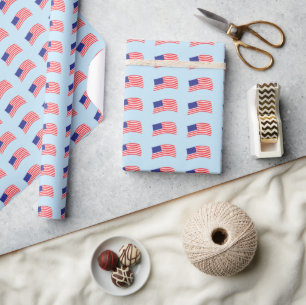 Amerikaanse vlag cadeaupapier