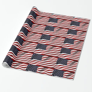 Amerikaanse vlag cadeaupapier